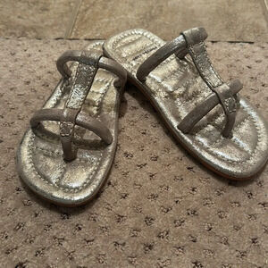 FREE PEOPLE Silver Sandals